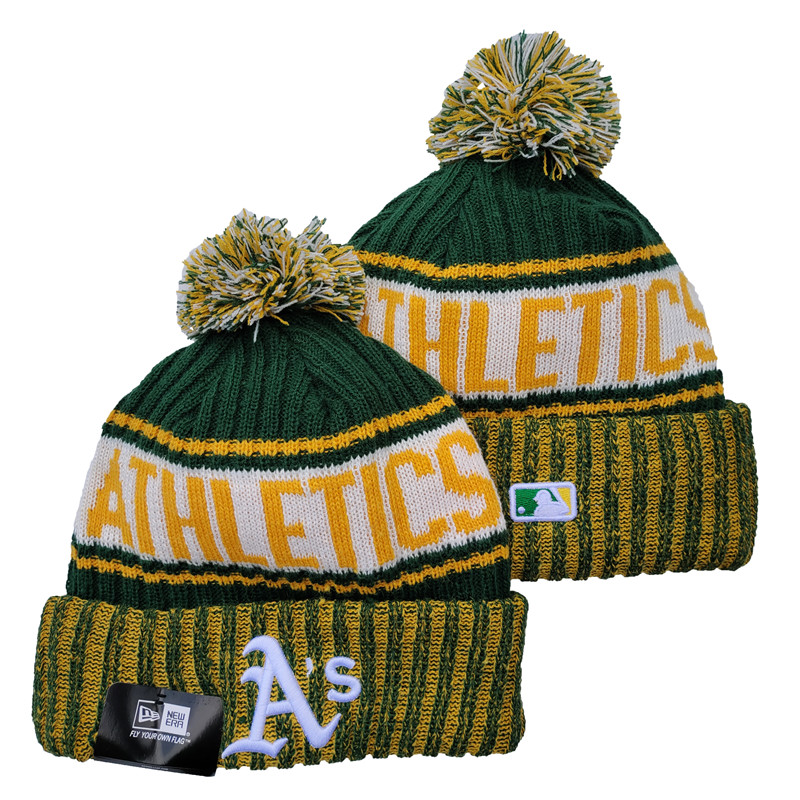 Oakland Athletics Knit Hats 001